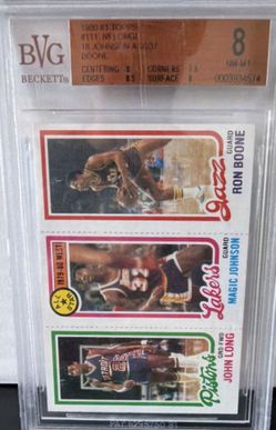 1980 Magis Johnson topps BVG 8