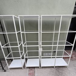 White IKEA Shelves