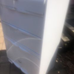 Antique  Solid Wood  Paint 5 Drawer  Chest 52 inches Tall 32 inches Wide 