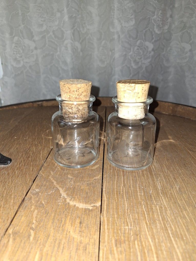 Princess House Heritage Design Small Jars