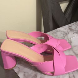 Pink Heels Size 10
