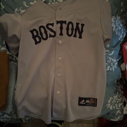 Large Boston Baseball Majestic Jersey 