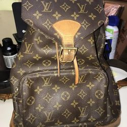 Vintage 1990s Louis Vuitton Monogram Canvas Montsouris Backpack