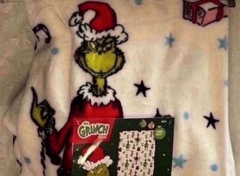 NEW CHRISTMAS PLUSH THROW THE GRINCH