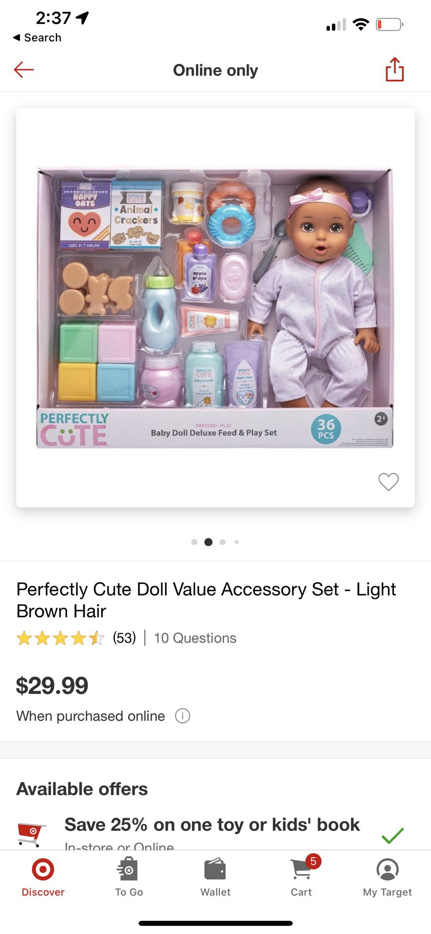 Perfectly Cute Baby Doll Set 