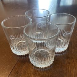 Brand New Crown Royal Glass Set Of 4