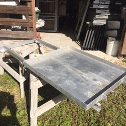 R.V. Slide Out With Aluminum Tray
