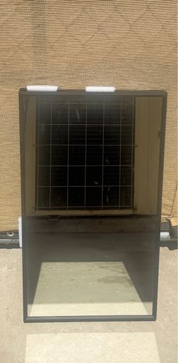 Black Mirrored Medicine Cabinet  24” x 14”