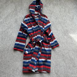 GapKids Boys Striped Hooded Robe