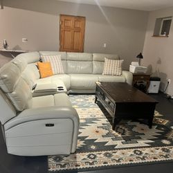 Cream sectional 