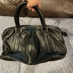 Black Leather Purse