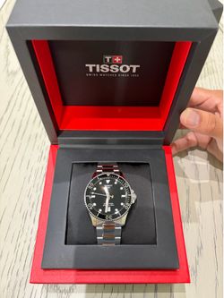 Tissot Seastar 1000 Quartz 40mm Black Dial Diver, Full Set