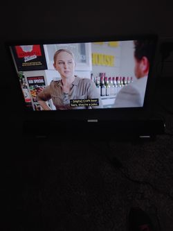 Toshiba smart TV with Amazon fire stick and Speaker Bar