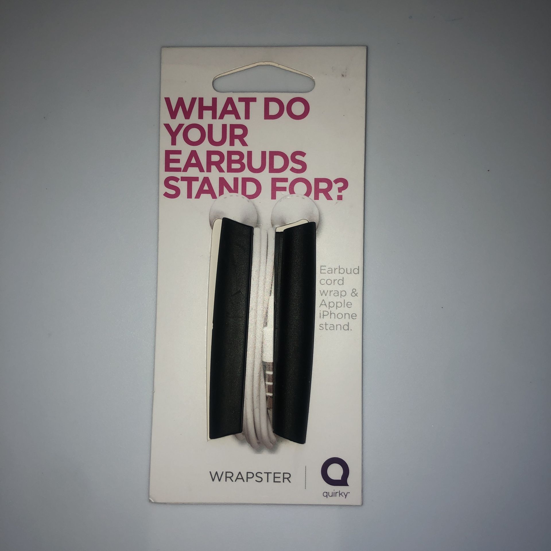 2 in 1 Earbuds Wrapster & Phone Stand