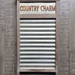 Country Charm Washboard