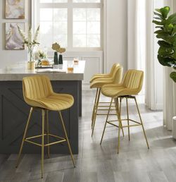 New Gold Bar Stools
