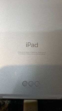 Apple iPad Model A2324 locked password