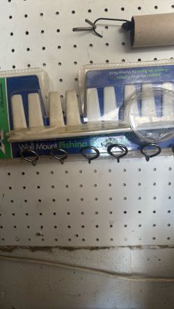 Fishing Pole wall mount