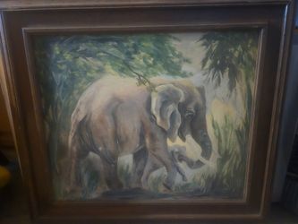 Pat Cole Elephant Painting