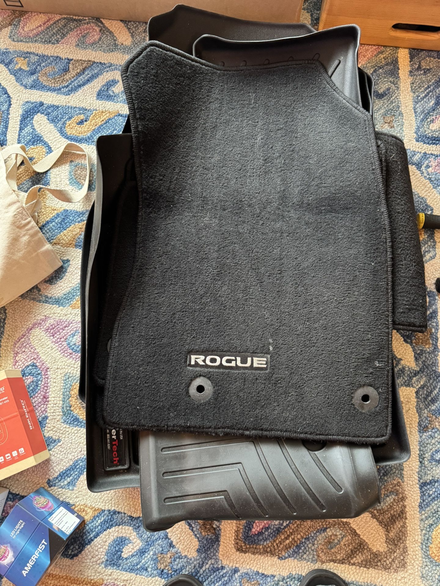 Complete Set of (4) OEM Nissan Rogue Floormats (2023)