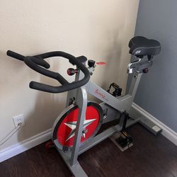 Sunny Health & Fitness Indoor Spin Bike with Upgraded C9 Seat – Pick Up Only