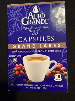 Puerto Rico Nespresso original line capsules