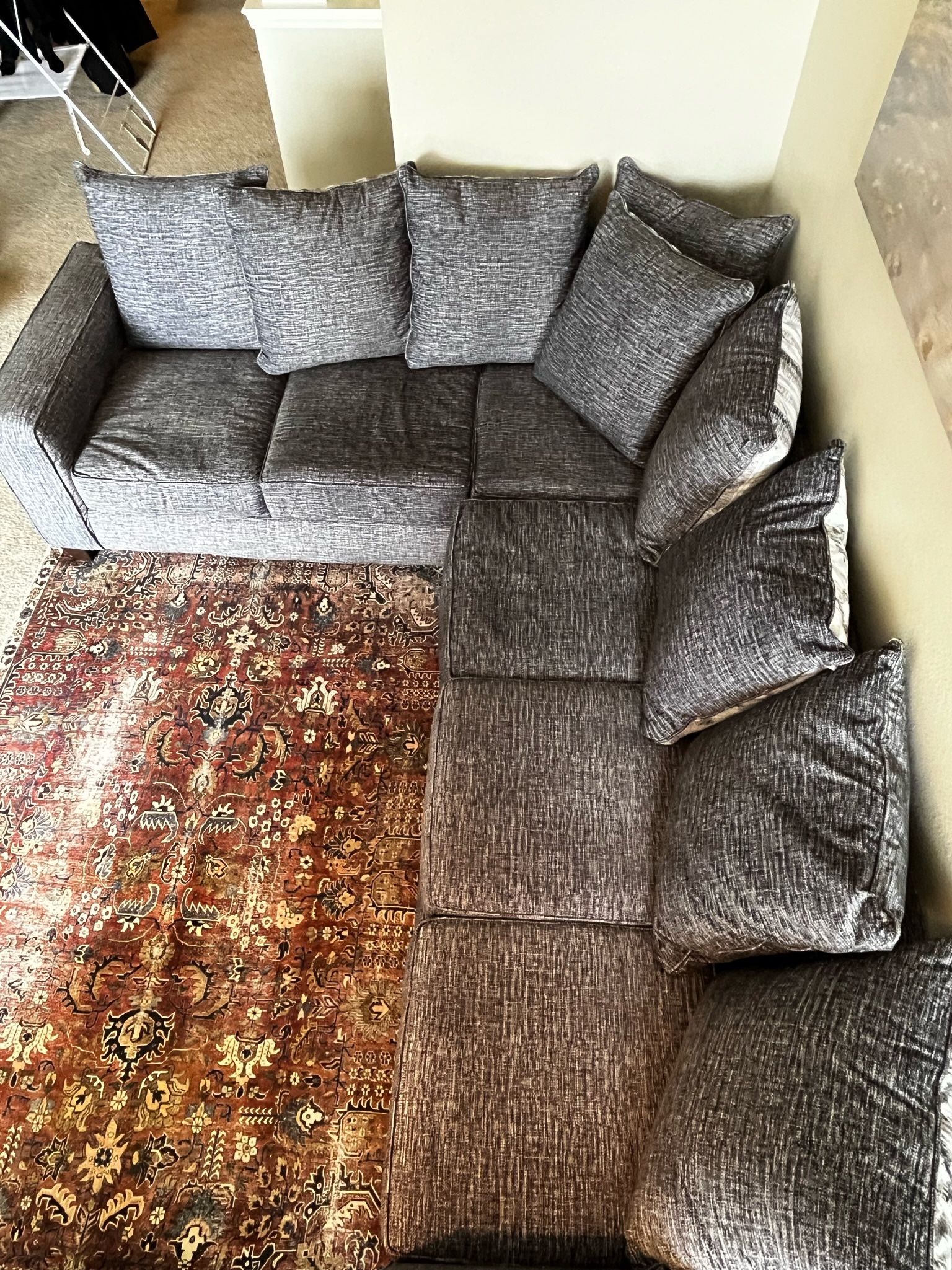 AFW Melanie Stonewash 2-piece Sectional