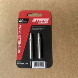 Stan’s No Tubes 40mm Valve Extenders New!