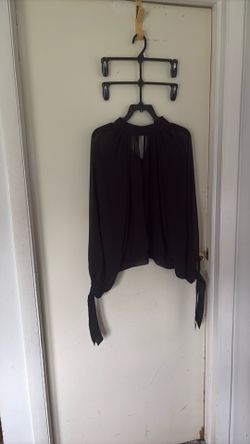 Sheer Black Long Sleeve size Small