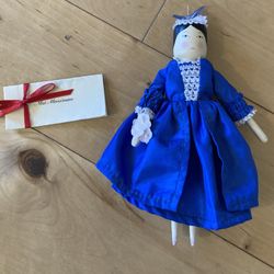 Vintage Pleasant Company American Girl Felicity’s Wooden Doll And Invitation
