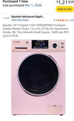 New washer dryer
