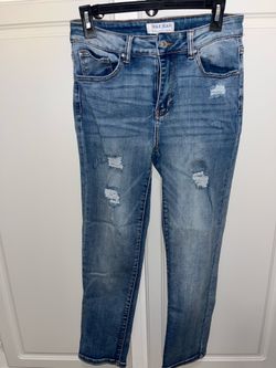 Distressed Wax Jean (Straight)
