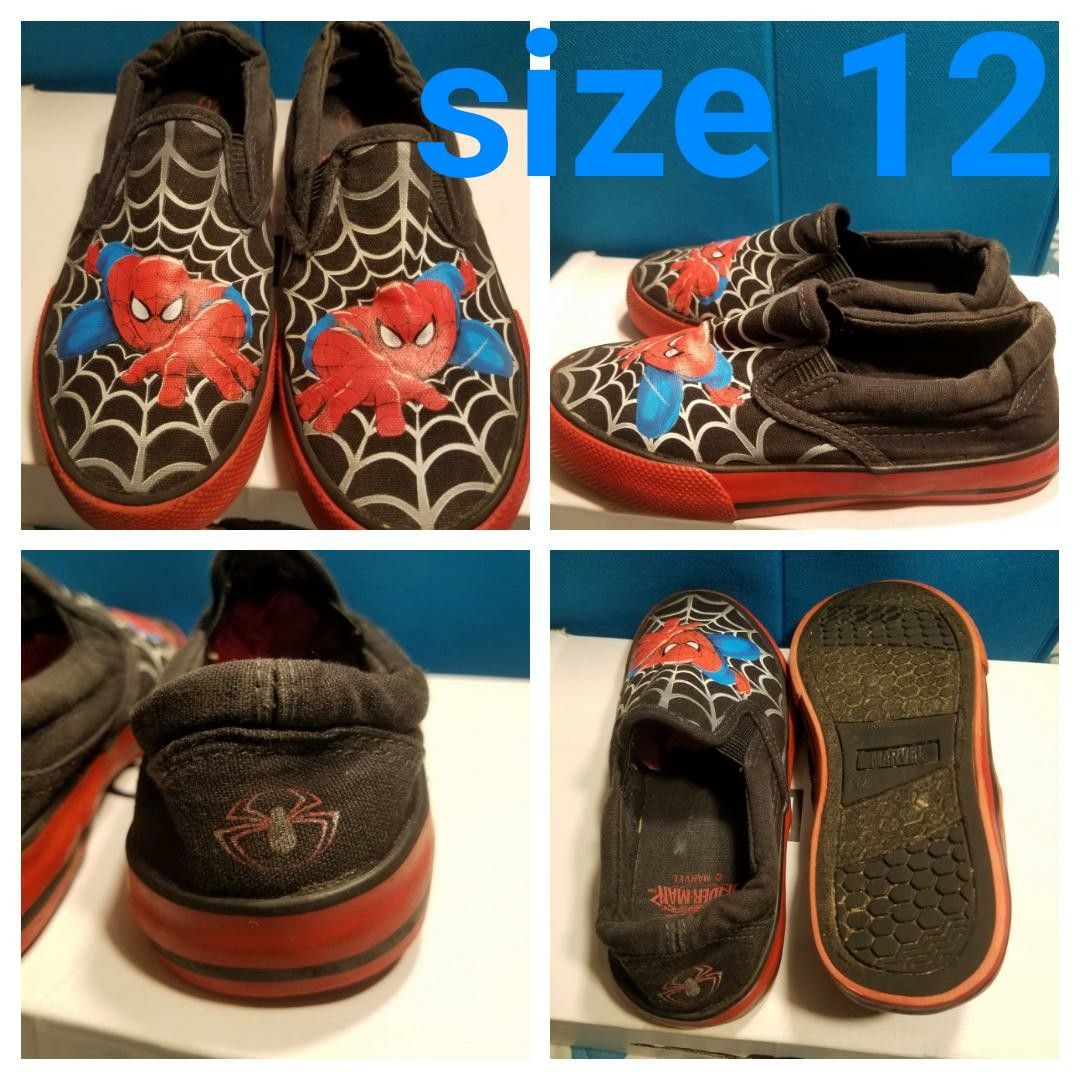 Spider-Man boys shoes size 12