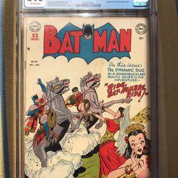 Batman #56 (1949) CGC 5.0 — Penguin & Vicki Vale apps; Bill Finger & Dick Sprang