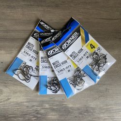 Owner Size 4 Mutu Circle Tuna Hooks