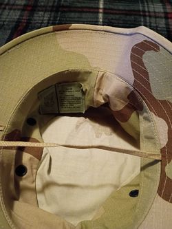 Military desert camo hat