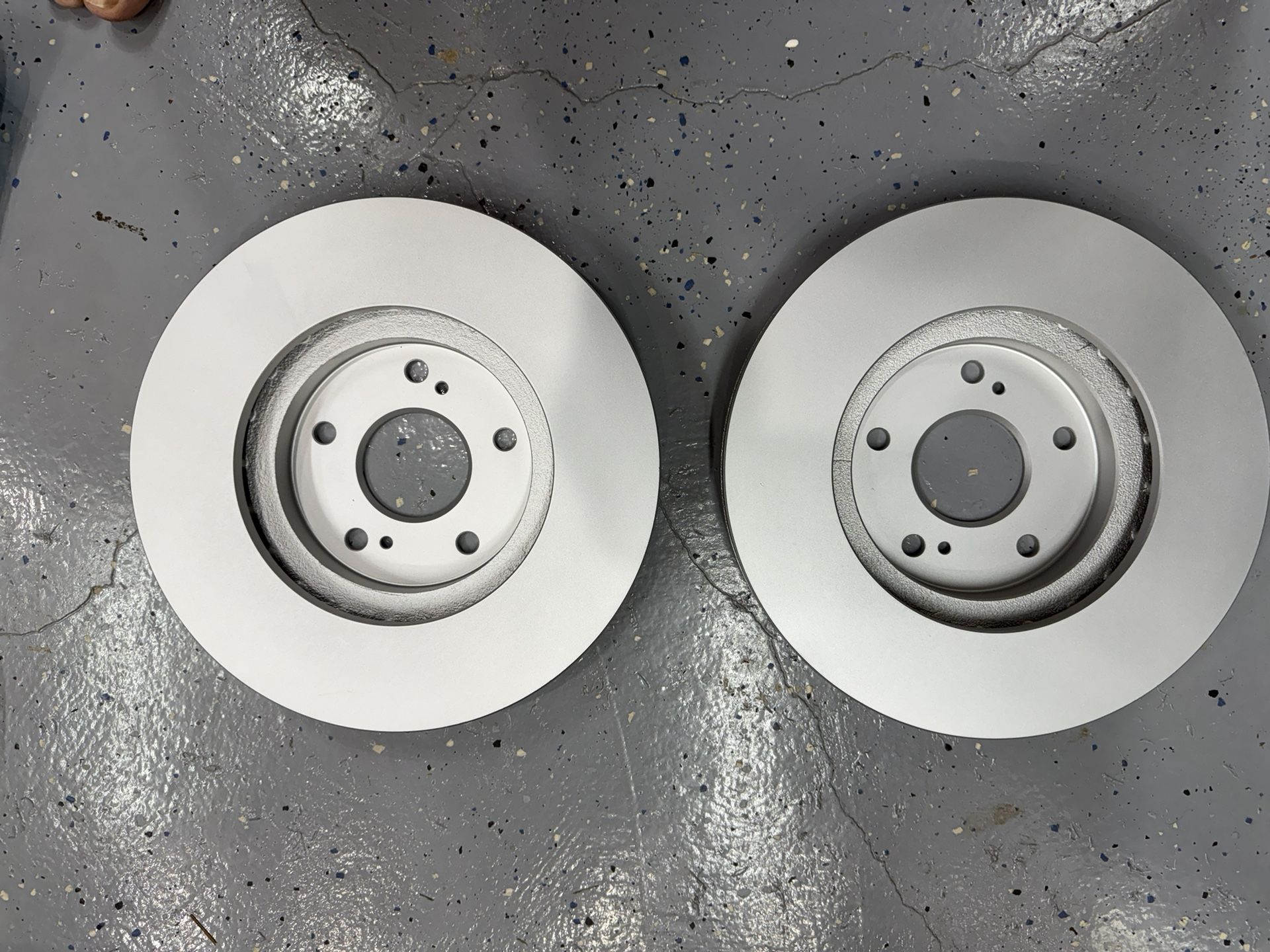 Bosch QuietCast Set of 2 Front 299mm Vent Disc Brake Rotors - Acura Honda - NEW
