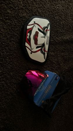 Battle Backplate (Clown) And SHOC  Visor (Tigers Blood)