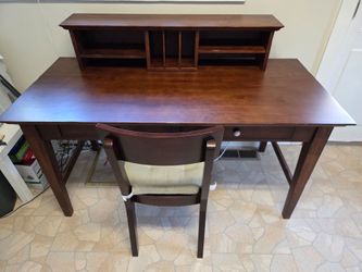 Large Solid Wood Desk