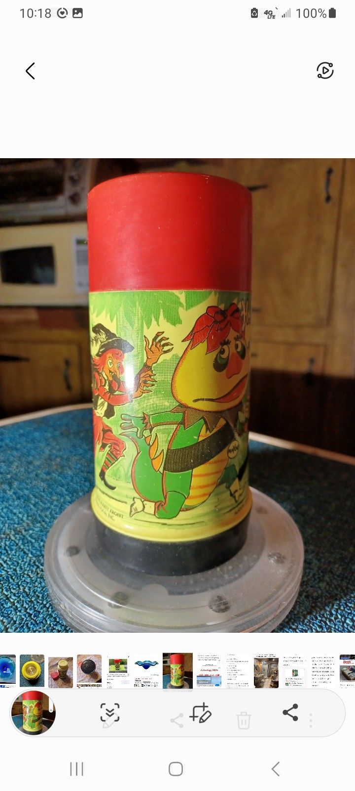 1970 Aladdin Sid & Marty Kroft Pufnstuf Thermos