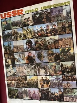 USSR Field Uniform Poster