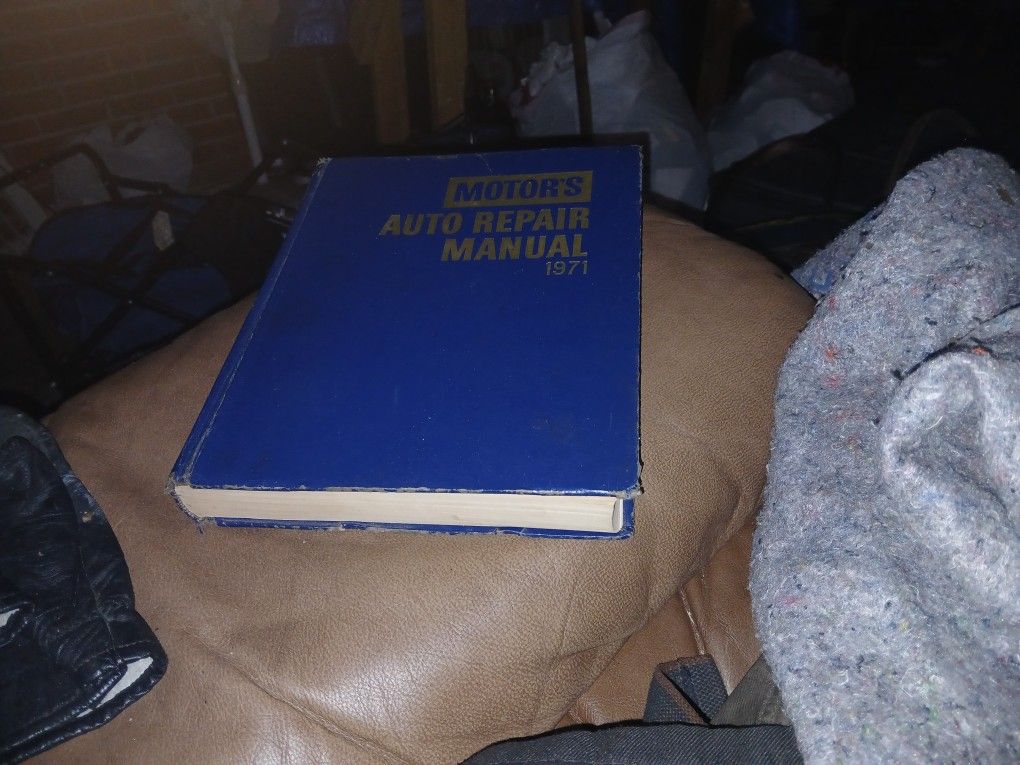 Motor's Auto Repair Manual 1971