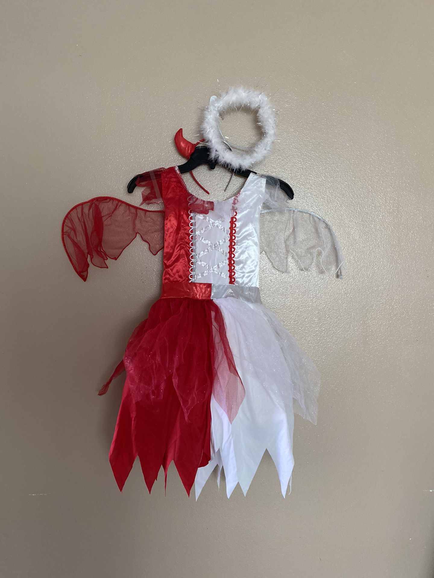 Girls Naughty & Nice Costume Girls Large