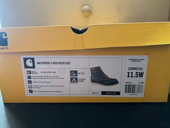 Carhartt Waterproof 6-Inch Wedge Boot Size 11.5W