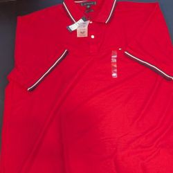 New men's Tommy 3XL Short Sleeve Collar  Shirt