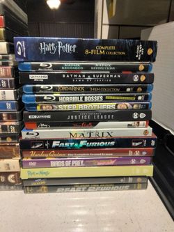Movies and some blue ray bundle