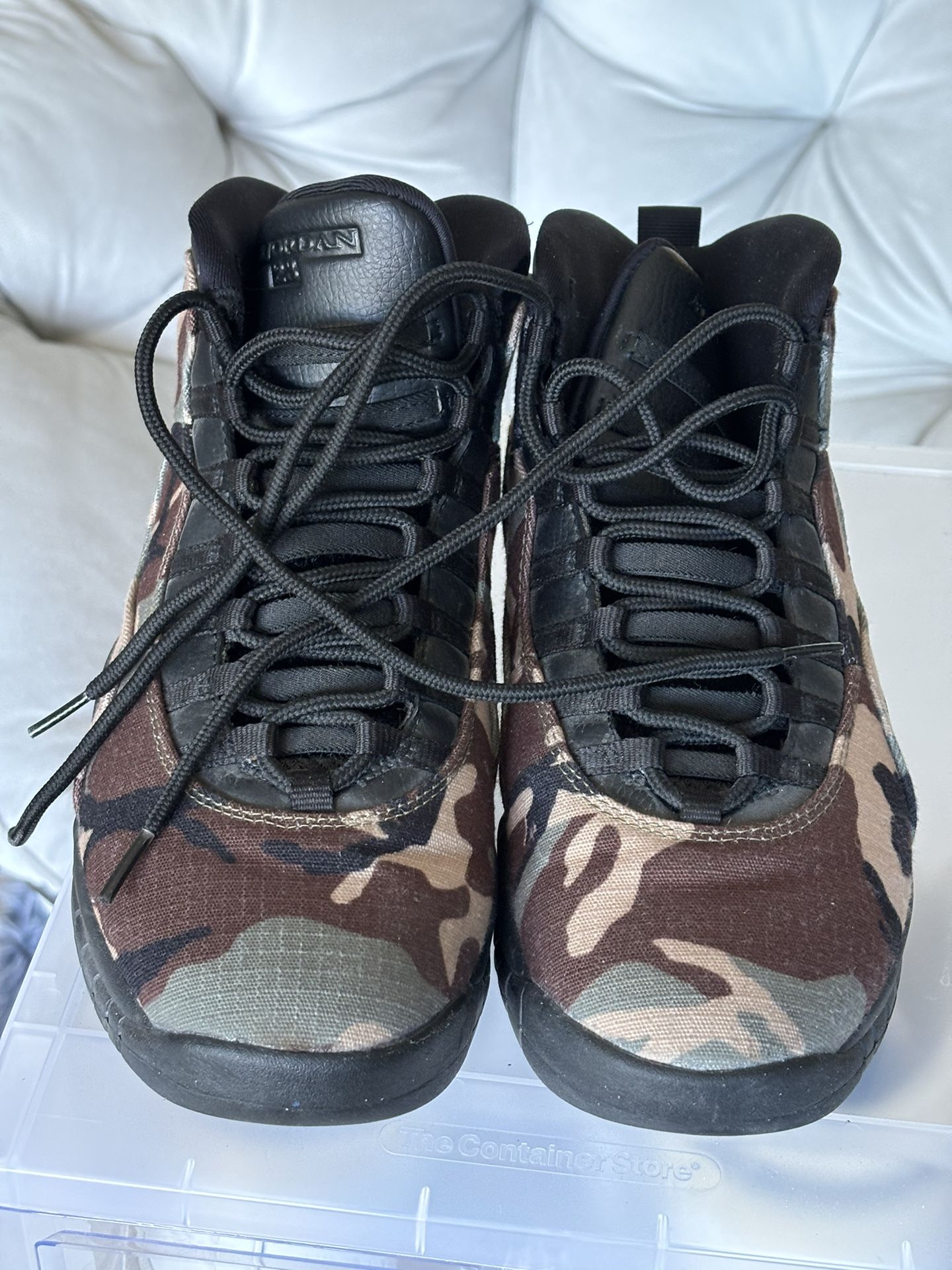 Jordan 10 camo woodland sz 10.5 Jordan Air Jordan 10 Retro Shoes Mens 10 Woodland Camo  main image 2