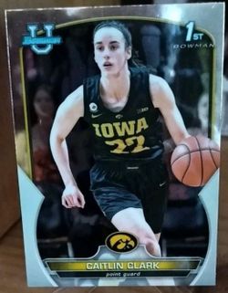 Caitlin Clark 1st Bowman PLUS ANOTHER CARD