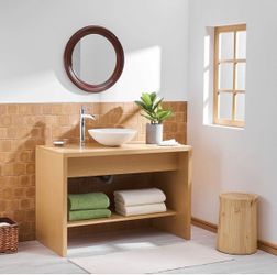 BWE Vessel Sink Faucet Chrome Polished Waterfall Spout Tall Body Single Hole With Brass Pop Up Drain Assembly Without Overflow Bathroom Lavatory Vanit