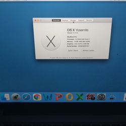Late 2013 Macbook Pro 15 Inch i7 512gbssd